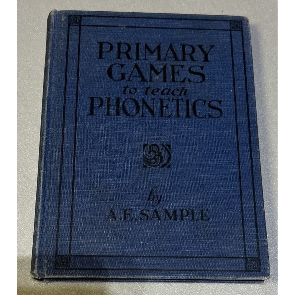 1925 Vintage Primary Games To Teach Phonetics A E Sample Educational 96 Pages